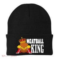Meatball King funny queen  Beanie thumb 0