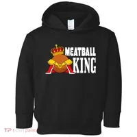 Meatball King funny queen  Toddler Hoodie thumb 0