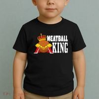 Meatball King funny queen  Toddler T-Shirt thumb 2