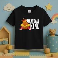 Meatball King funny queen  Toddler T-Shirt thumb 3