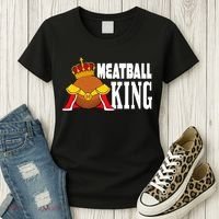 Meatball King funny queen  Women's T-Shirt thumb 3