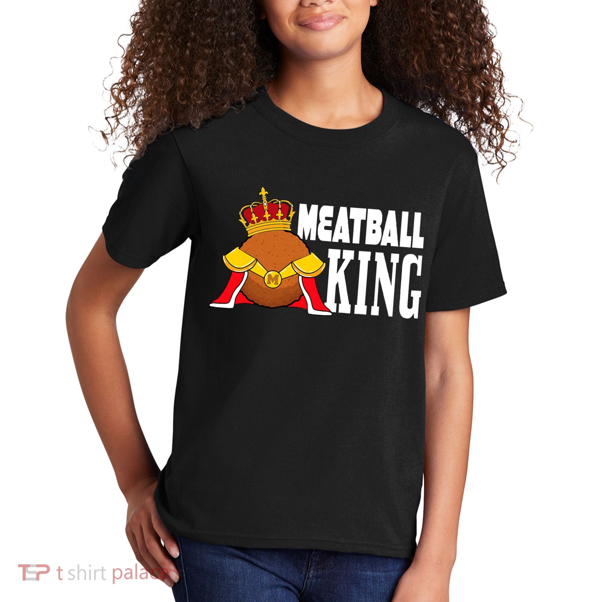 Meatball King funny queen  Kids T-Shirt