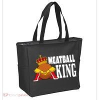 Meatball King funny queen  Tote Bag thumb 2