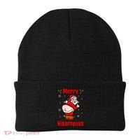 Merry Kissmyass Funny Santa Christmas Beanie thumb 0