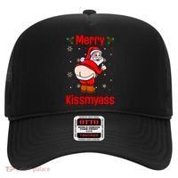 Merry Kissmyass Funny Santa Christmas Hat thumb 0