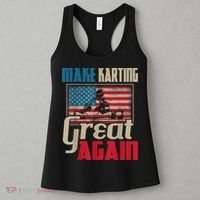 Make Karting Great Again Go Kart Racing Racer Karting Women's Tank Top thumb 3
