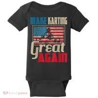 Make Karting Great Again Go Kart Racing Racer Karting Baby Bodysuit thumb 0