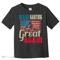 Make Karting Great Again Go Kart Racing Racer Karting Toddler T-Shirt thumb 0