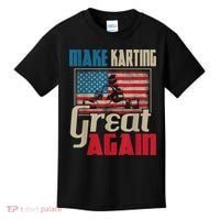 Make Karting Great Again Go Kart Racing Racer Karting Kids T-Shirt thumb 0