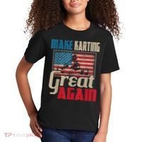 Make Karting Great Again Go Kart Racing Racer Karting Kids T-Shirt thumb 2