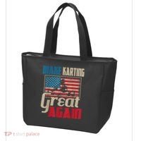 Make Karting Great Again Go Kart Racing Racer Karting Tote Bag thumb 3