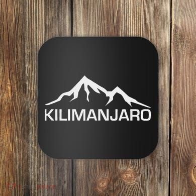 Mt. Kilimanjaro Graphic Coaster