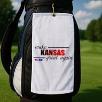 Make Kansas Great Again Golf Towel thumb 2