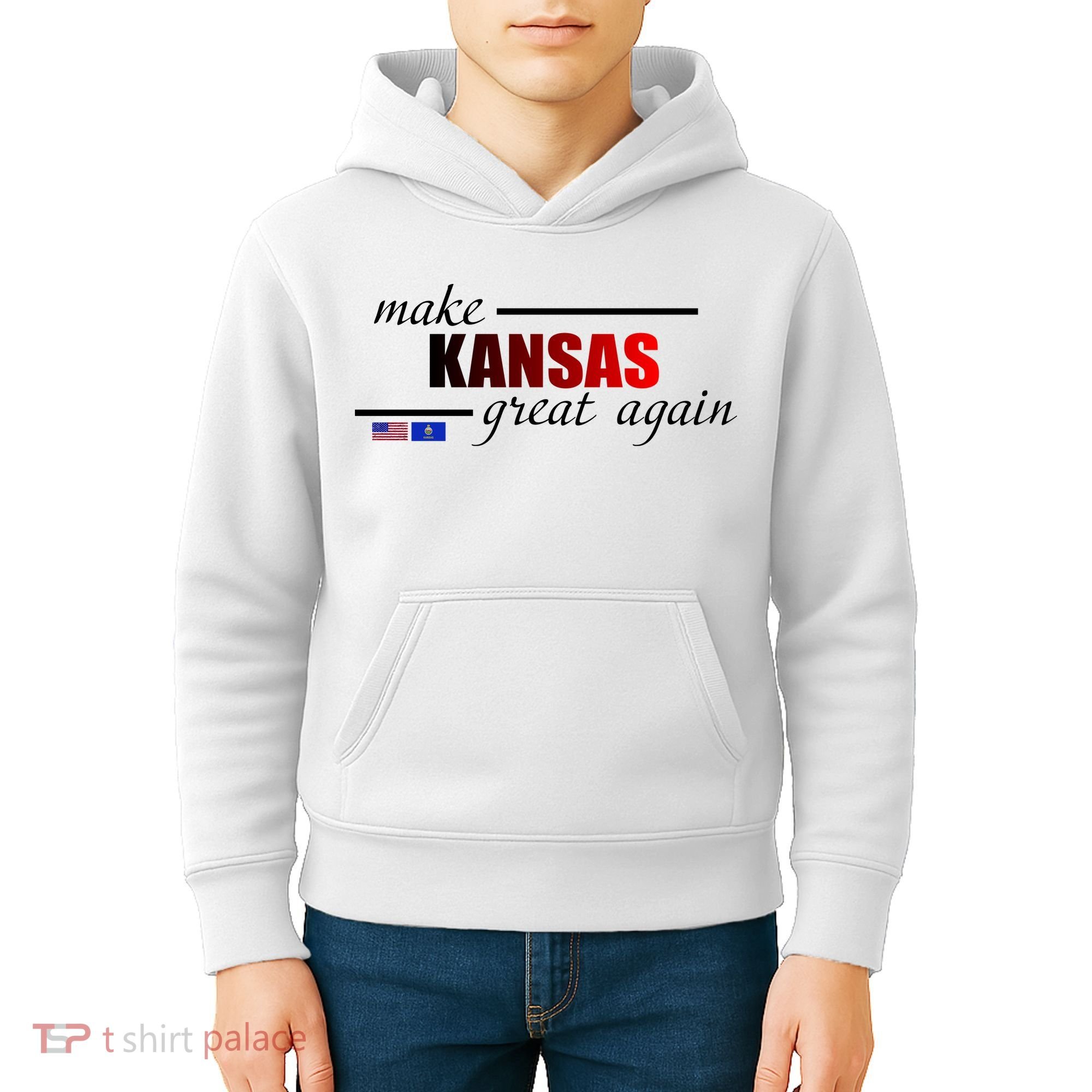 Make Kansas Great Again Kids Hoodie