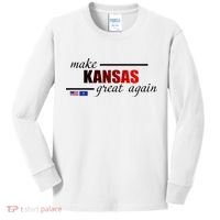 Make Kansas Great Again Kids Long Sleeve Shirt thumb 0