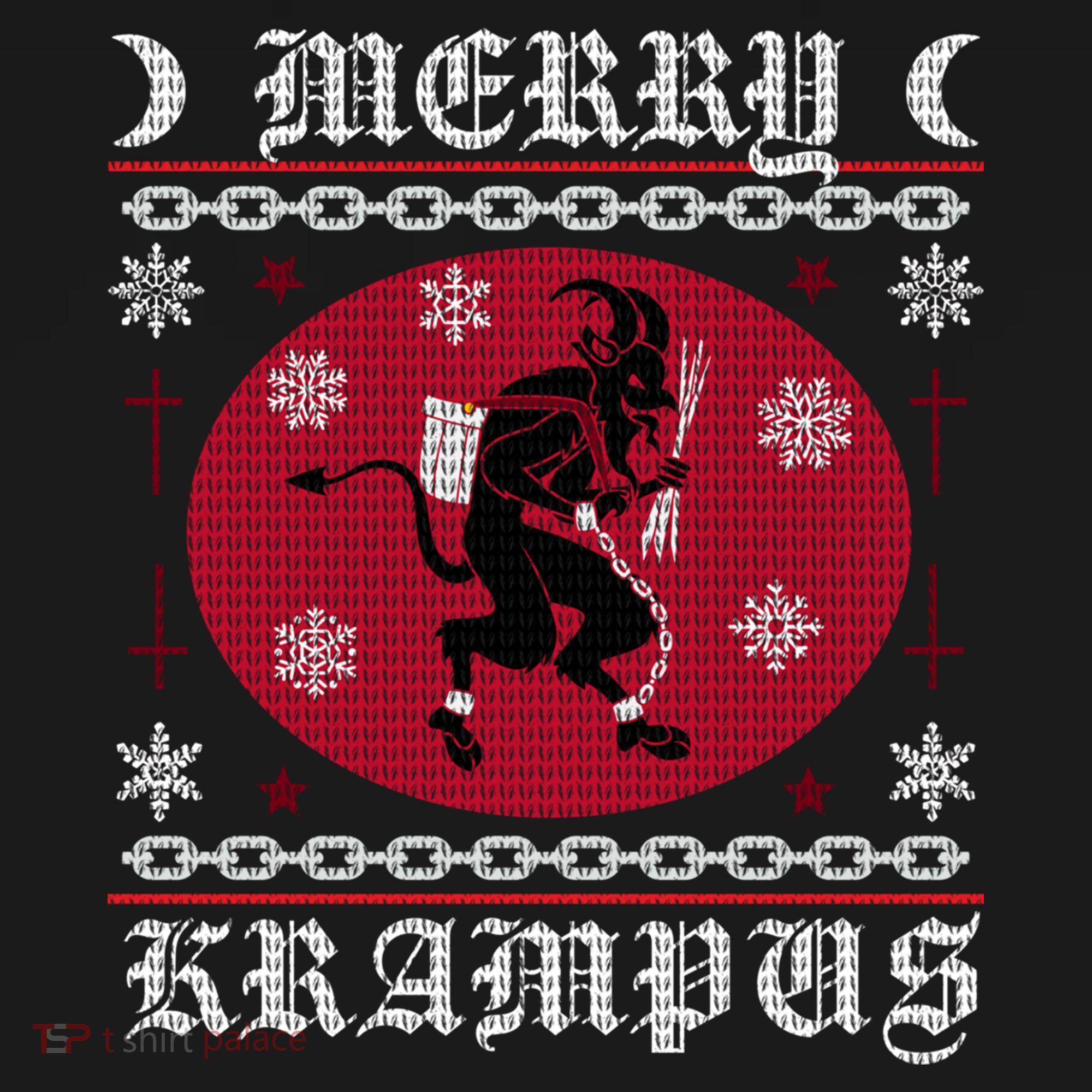 Merry Krampus Goth Christmas Ugly Sweater Krampus Xmas Great Gift Women's Hoodie