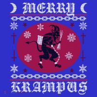 Merry Krampus Goth Christmas Ugly Sweater Krampus Xmas Great Gift Baby Bodysuit thumb 2