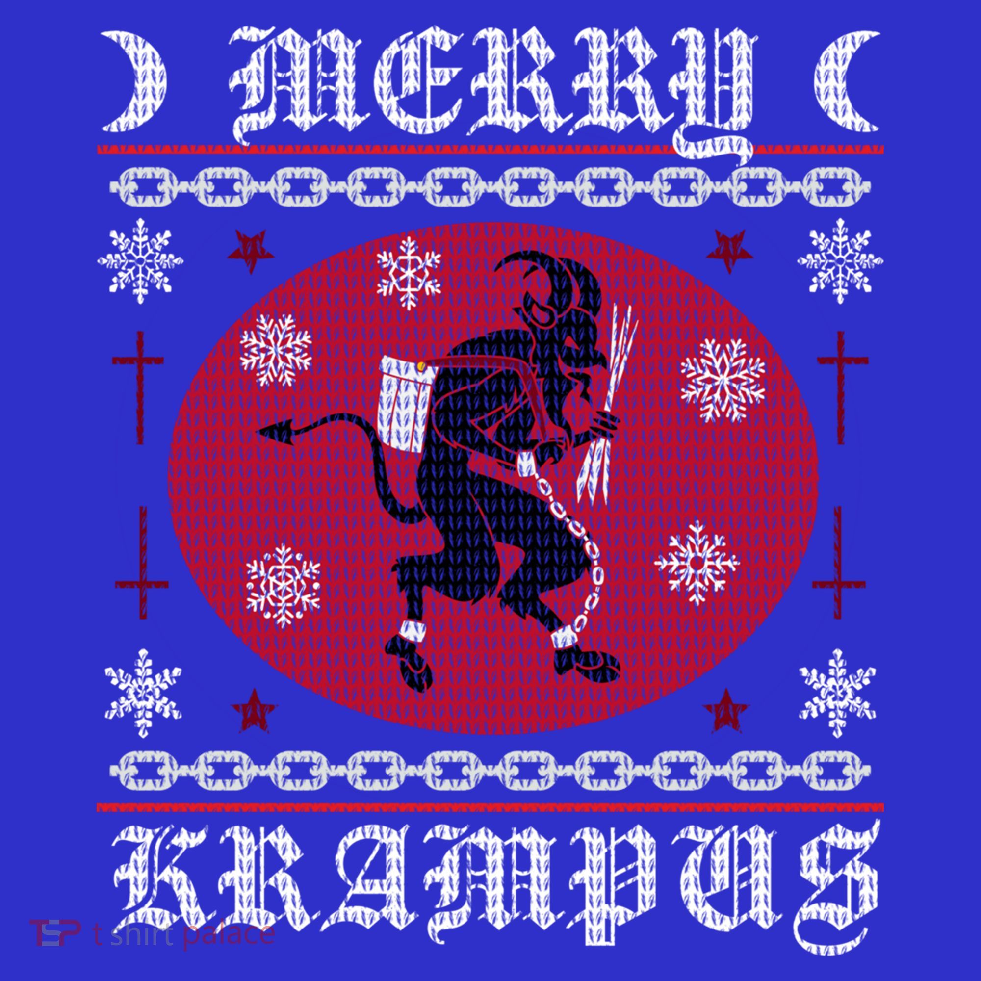 Merry Krampus Goth Christmas Ugly Sweater Krampus Xmas Great Gift Tank Top