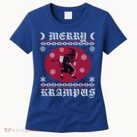 Merry Krampus Goth Christmas Ugly Sweater Krampus Xmas Great Gift Women's T-Shirt thumb 0
