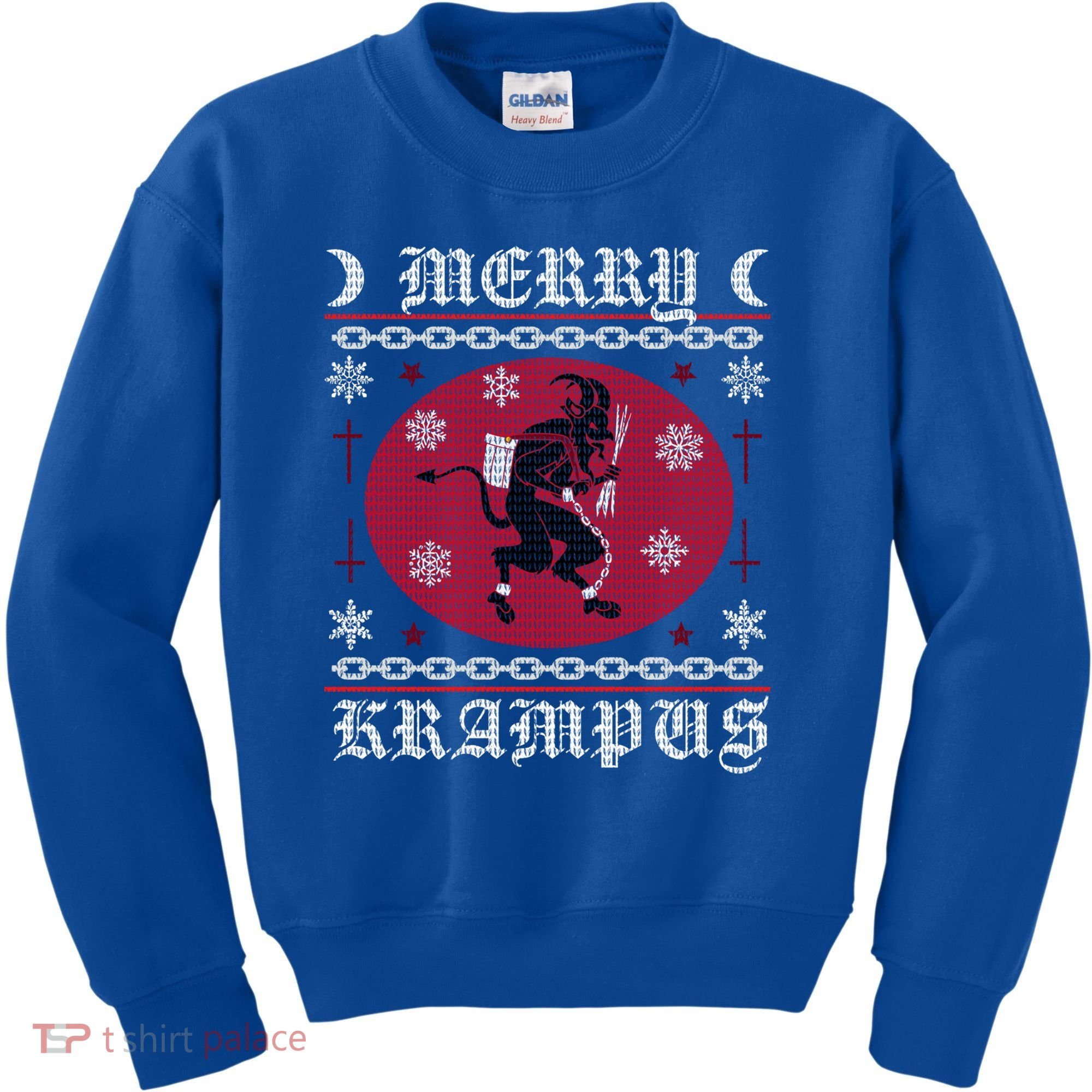 Merry Krampus Goth Christmas Ugly Sweater Krampus Xmas Great Gift Kids Sweatshirt