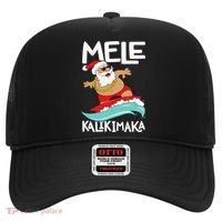 Mele Kalikimaka Hawaiian Christmas Hawaii Surfing Santa Hat thumb 0