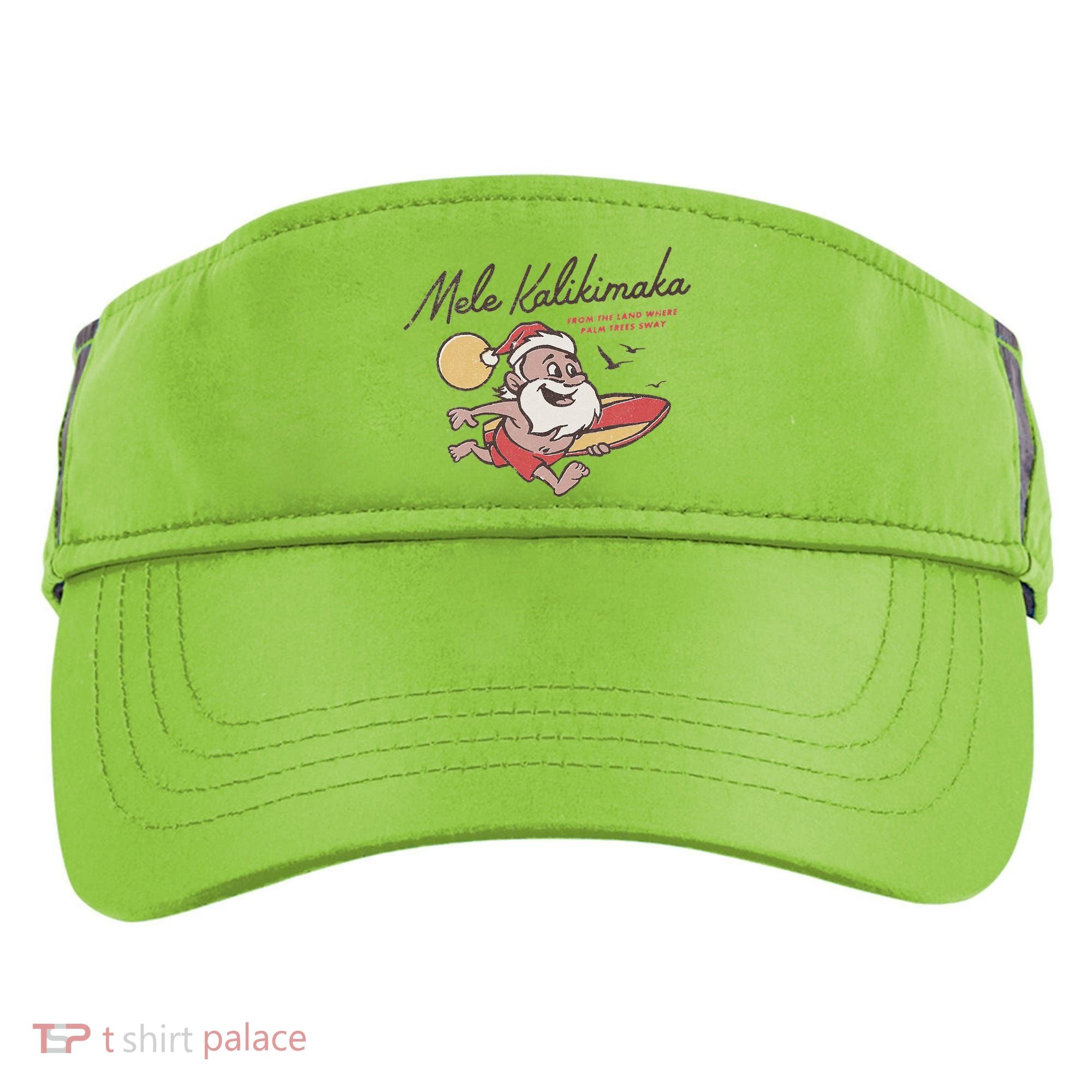 Mele Kalikimaka Hawaiian Christmas Mele Kalikimaka Adult Drive Performance Visor