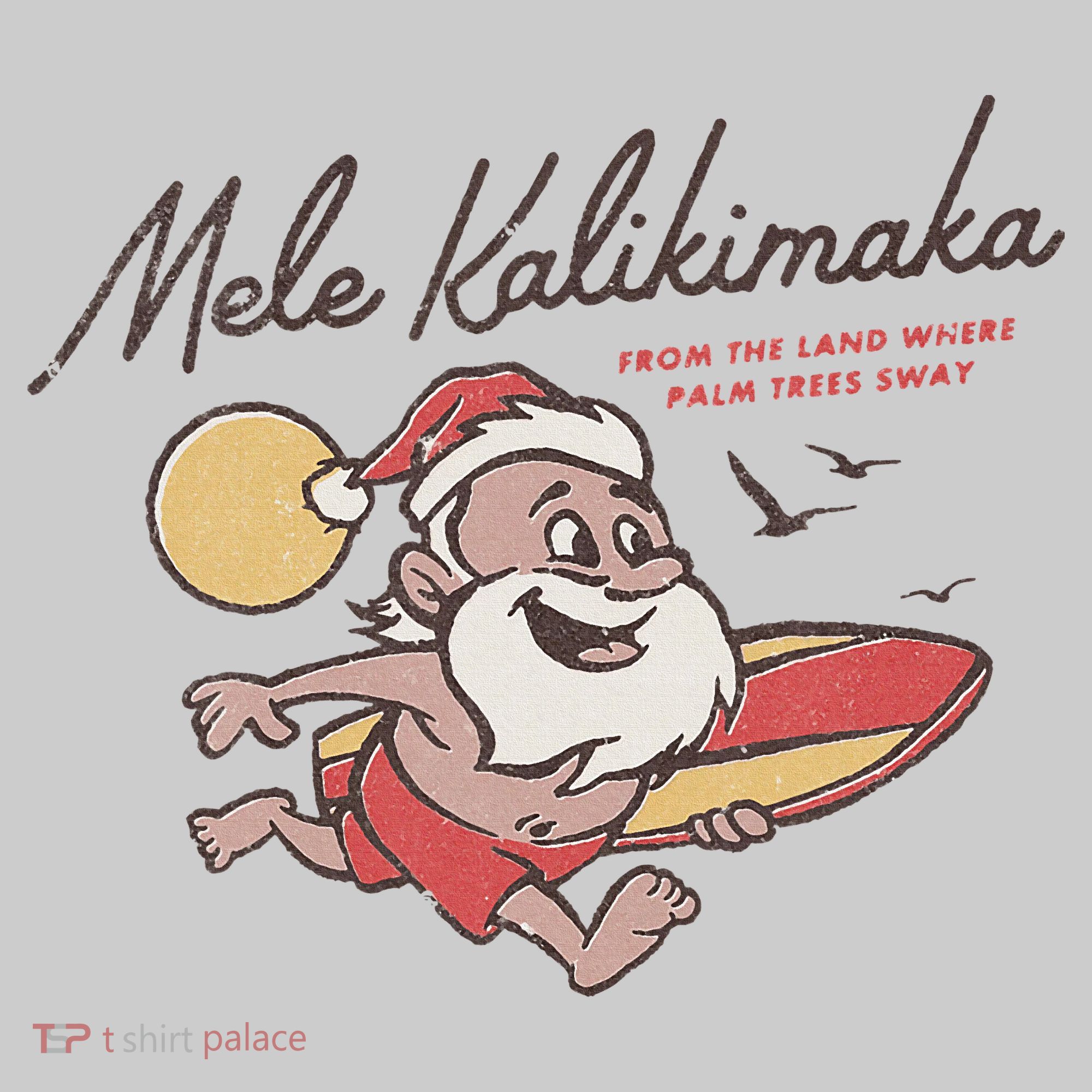 Mele Kalikimaka Hawaiian Christmas Mele Kalikimaka Kids Tie-Dye T-Shirt