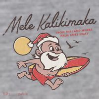 Mele Kalikimaka Hawaiian Christmas Mele Kalikimaka Infant Fleece One Piece thumb 2