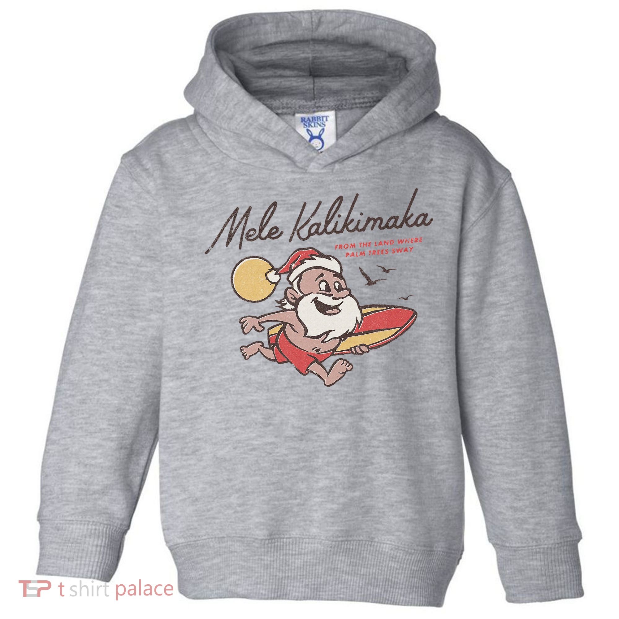 Mele Kalikimaka Hawaiian Christmas Mele Kalikimaka Toddler Hoodie