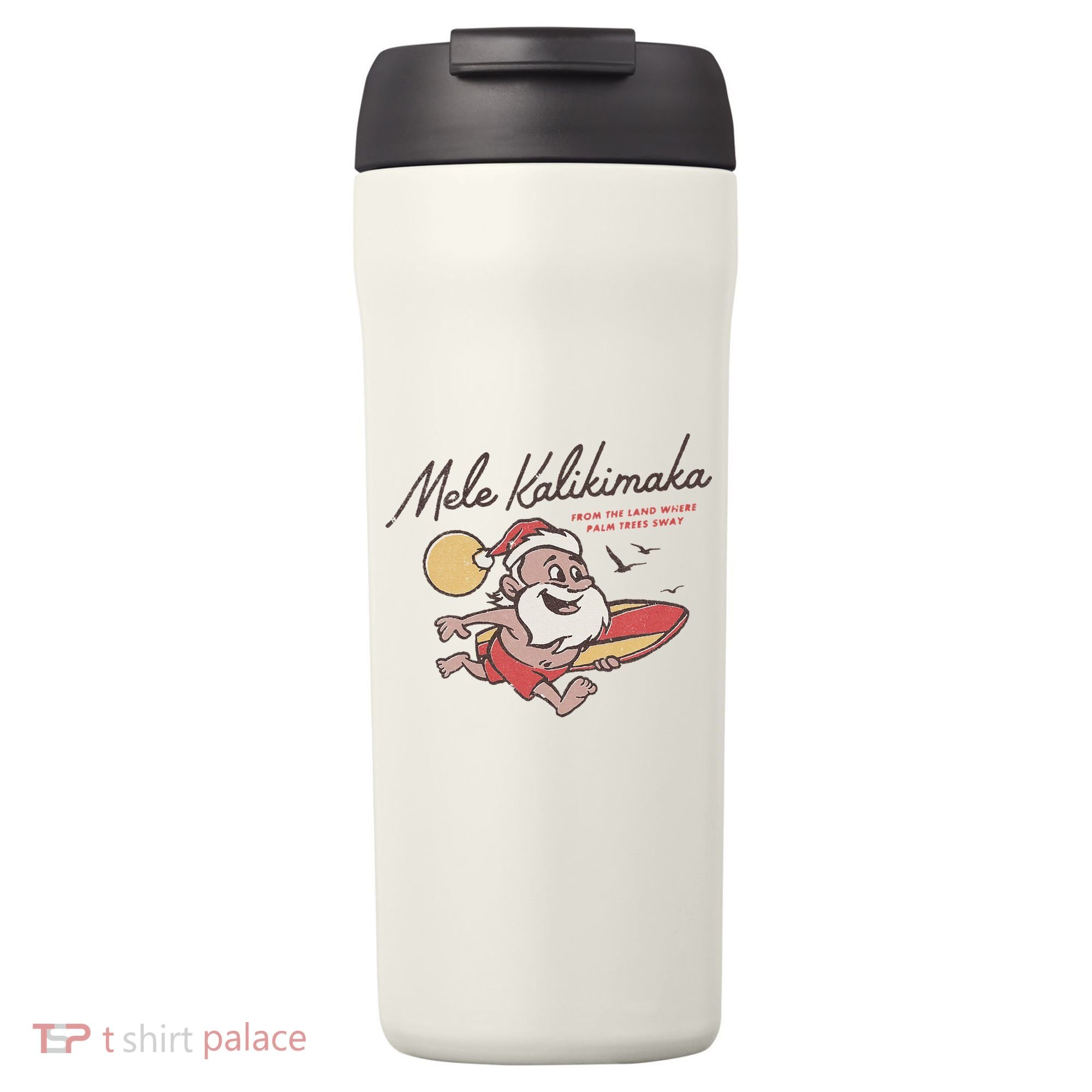 Mele Kalikimaka Hawaiian Christmas Mele Kalikimaka 24oz Duet Stainless Steel Tumbler