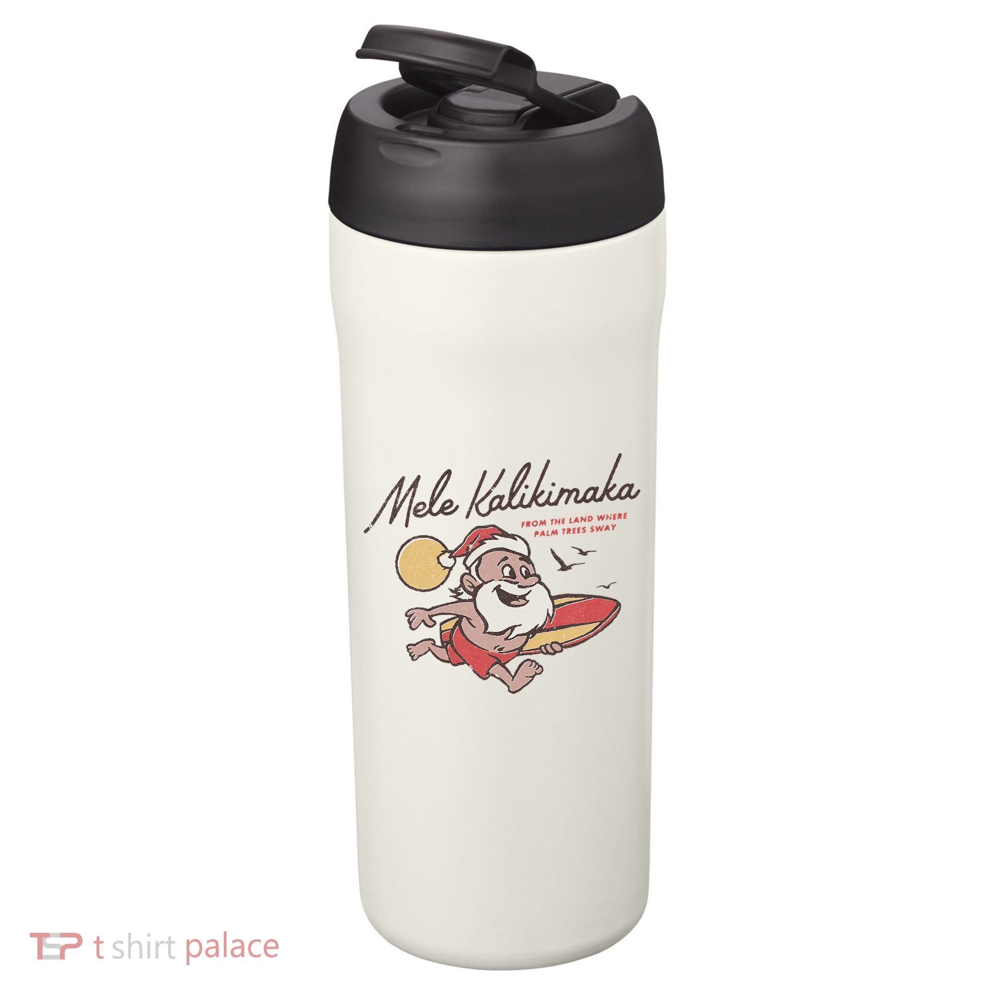 Mele Kalikimaka Hawaiian Christmas Mele Kalikimaka 24oz Duet Stainless Steel Tumbler