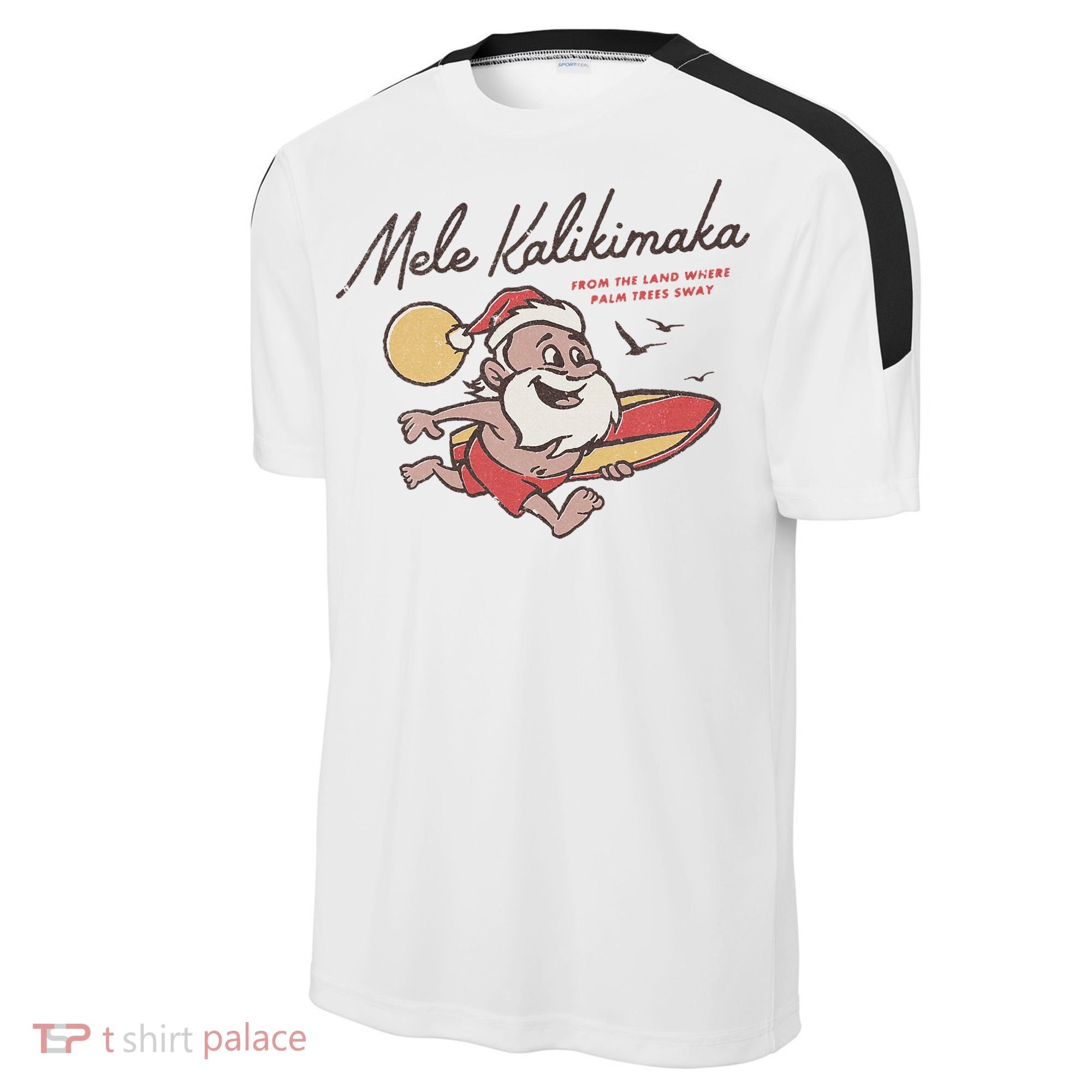 Mele Kalikimaka Hawaiian Christmas Mele Kalikimaka Sport-Tek Competitor United Soccer Jersey