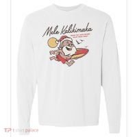 Mele Kalikimaka Hawaiian Christmas Mele Kalikimaka Comfort Colors Heavyweight Long Sleeve T-Shirt thumb 0