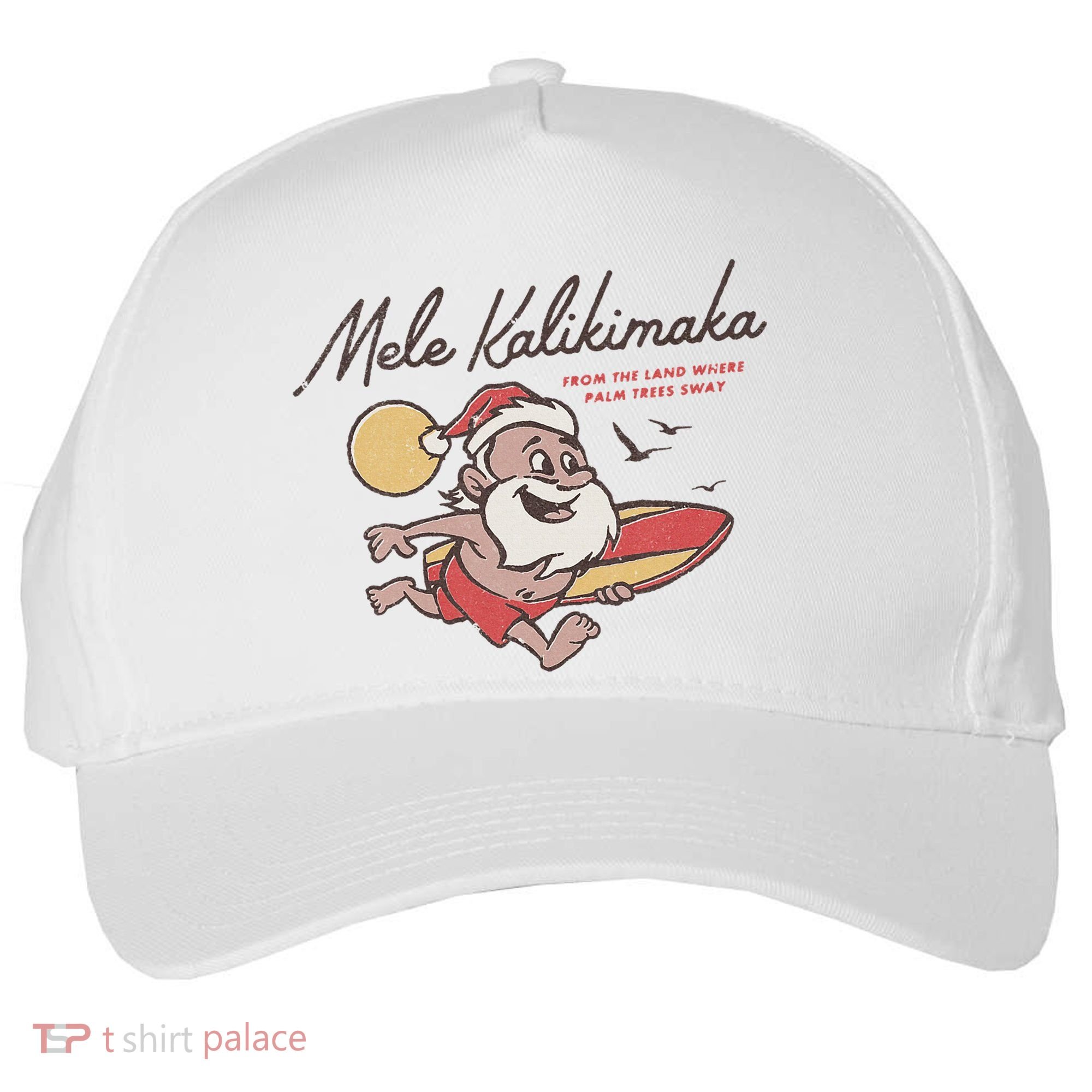 Mele Kalikimaka Hawaiian Christmas Mele Kalikimaka Five-Panel Snapback Cap