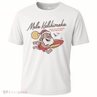 Mele Kalikimaka Hawaiian Christmas Mele Kalikimaka Cooling Performance Crew T-Shirt thumb 0
