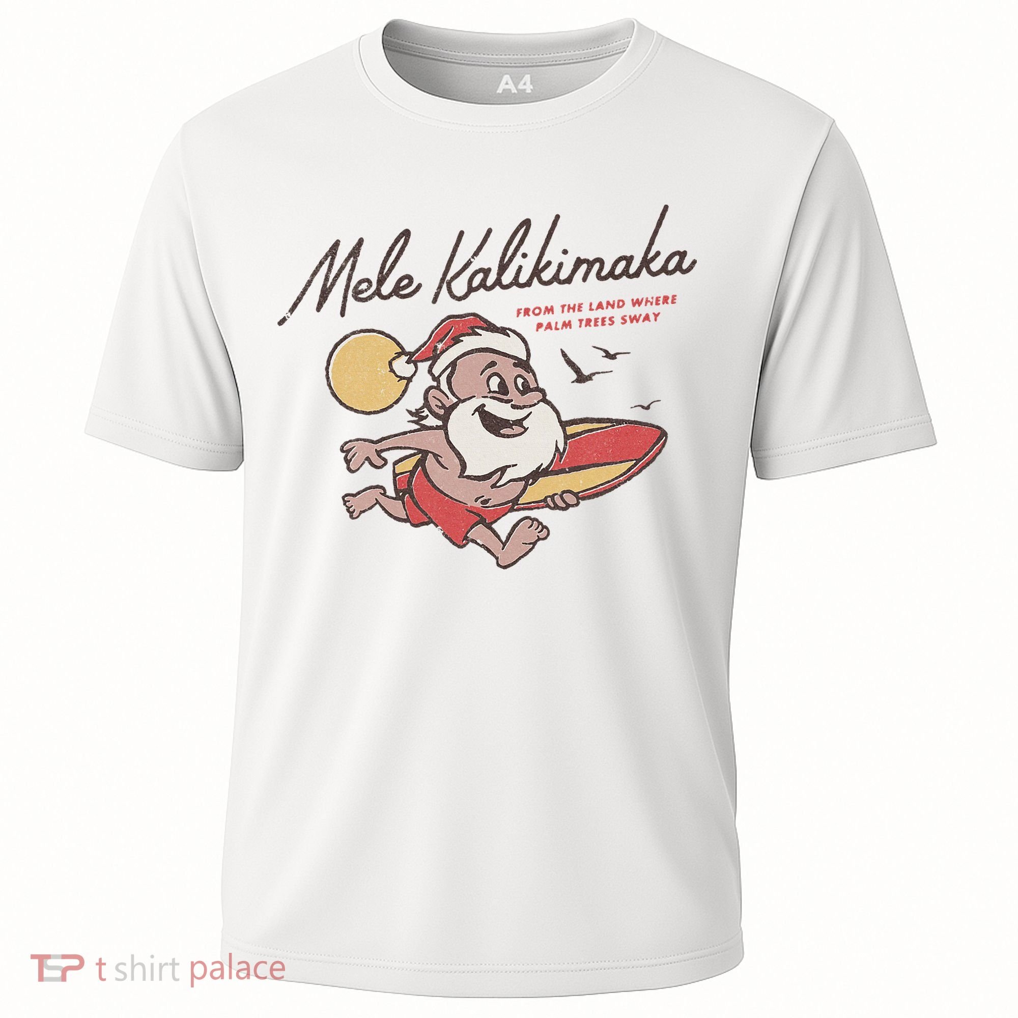Mele Kalikimaka Hawaiian Christmas Mele Kalikimaka Cooling Performance Crew T-Shirt