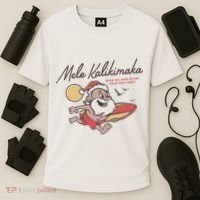 Mele Kalikimaka Hawaiian Christmas Mele Kalikimaka Cooling Performance Crew T-Shirt thumb 3