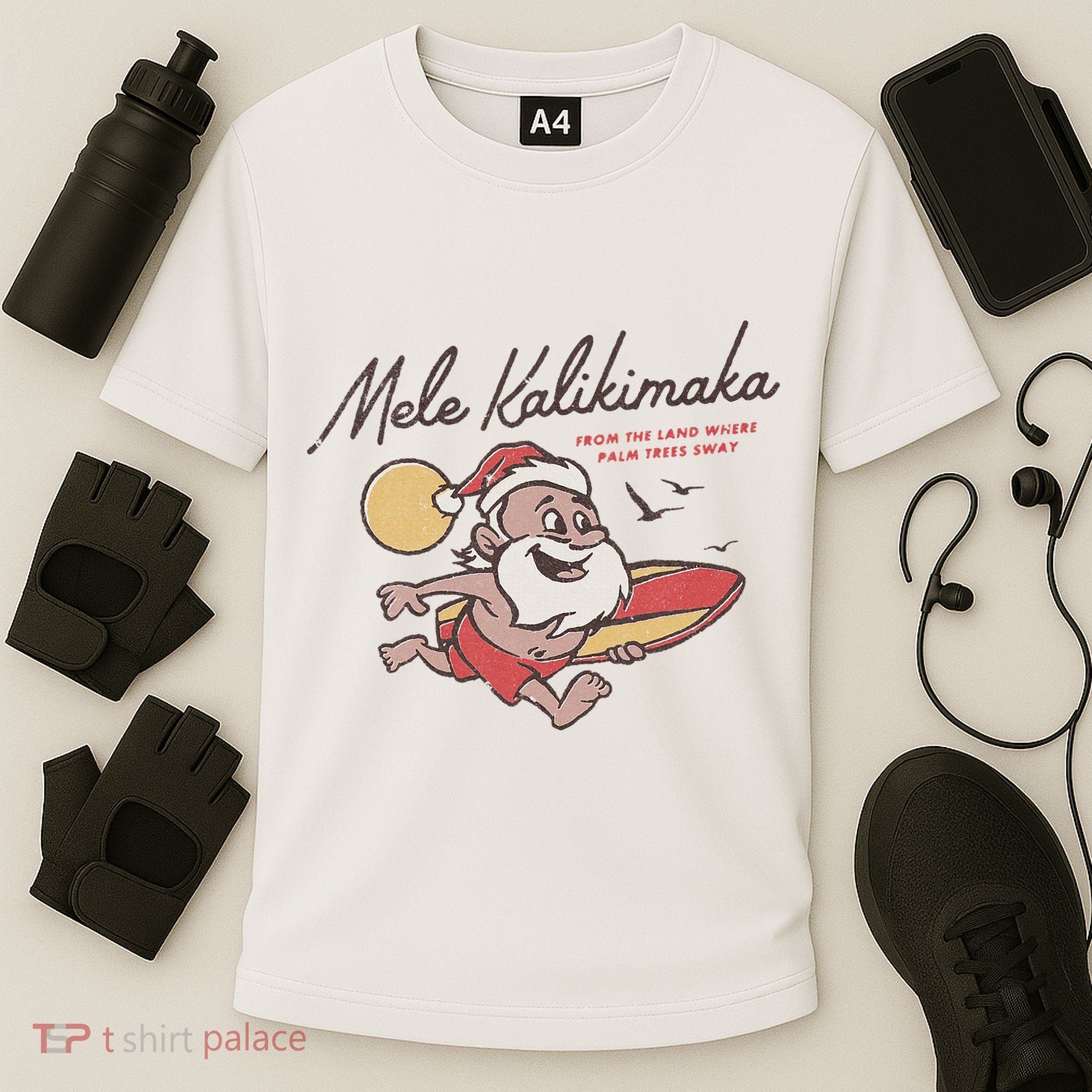 Mele Kalikimaka Hawaiian Christmas Mele Kalikimaka Cooling Performance Crew T-Shirt