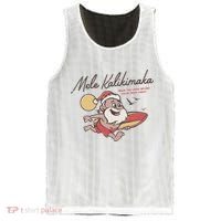 Mele Kalikimaka Hawaiian Christmas Mele Kalikimaka Mesh Reversible Basketball Jersey Tank thumb 0