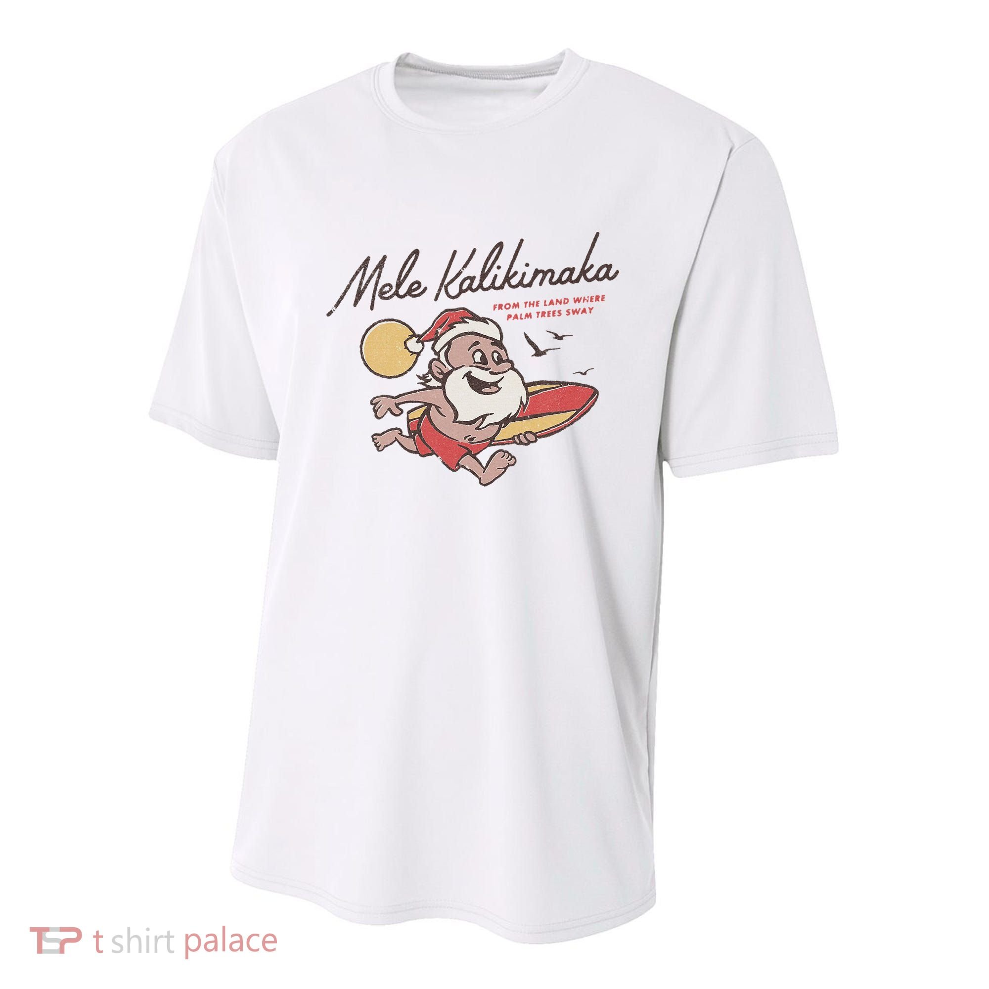 Mele Kalikimaka Hawaiian Christmas Mele Kalikimaka Youth Performance Sprint T-Shirt