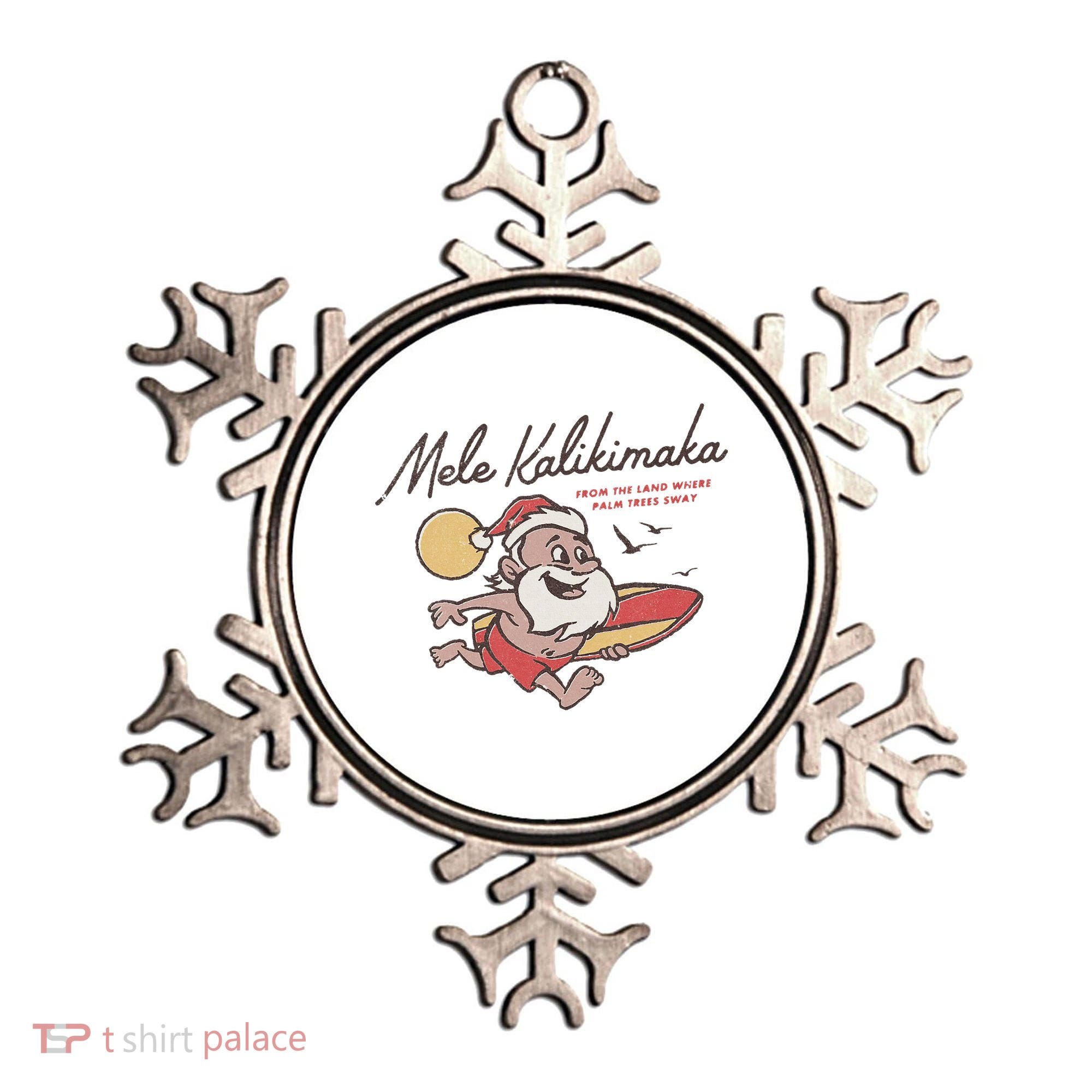 Mele Kalikimaka Hawaiian Christmas Mele Kalikimaka Ornament