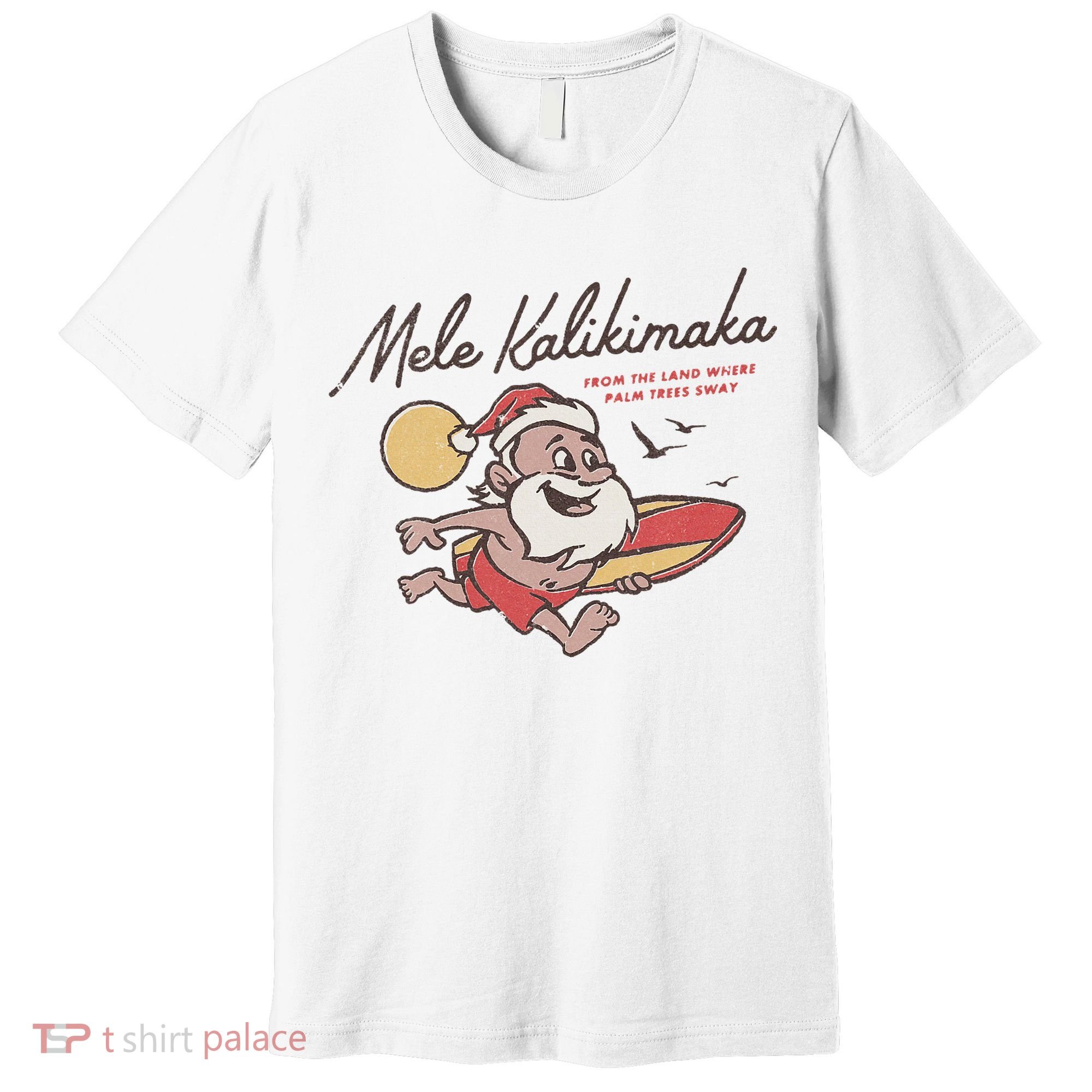 Mele Kalikimaka Hawaiian Christmas Mele Kalikimaka Premium T-Shirt