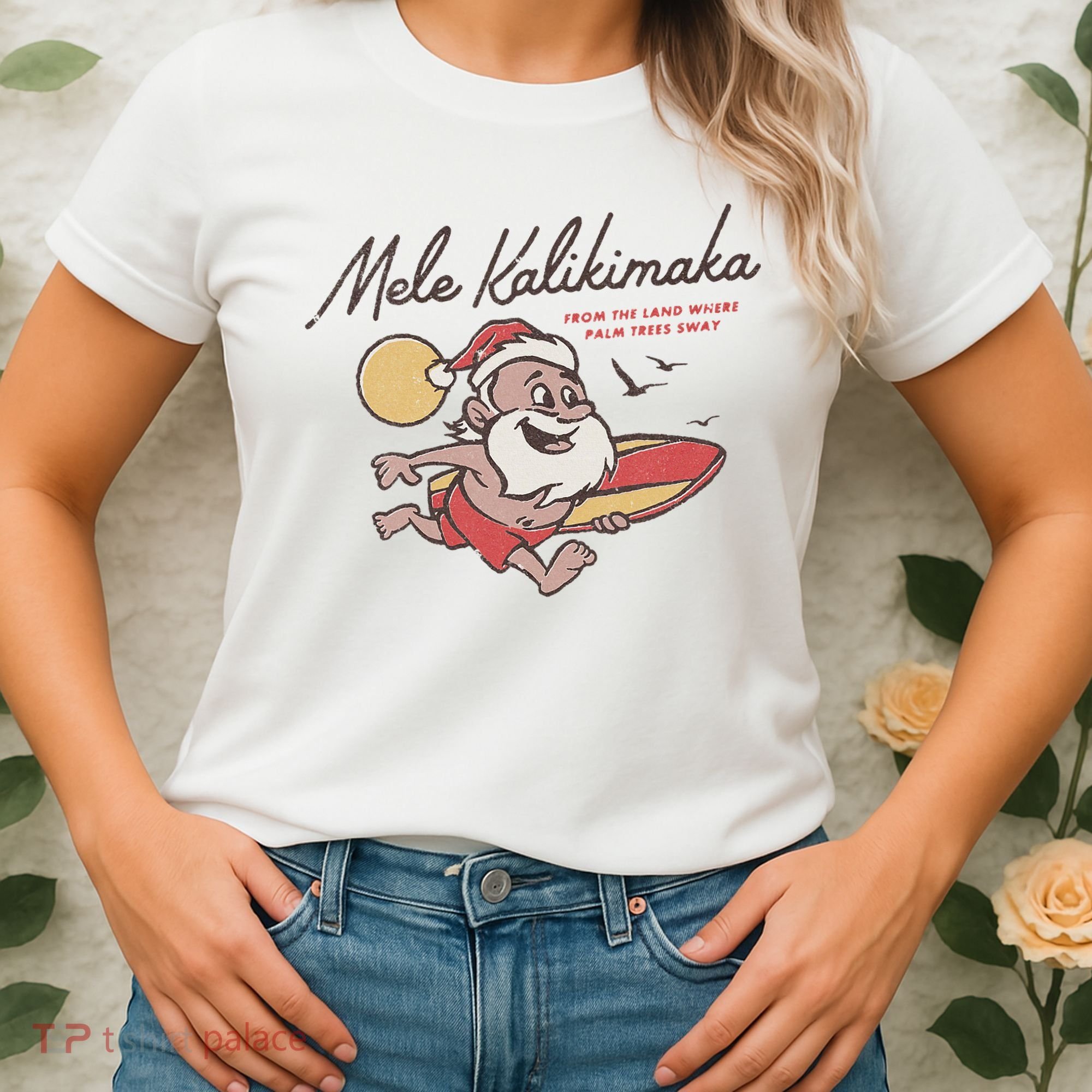 Mele Kalikimaka Hawaiian Christmas Mele Kalikimaka Women's T-Shirt