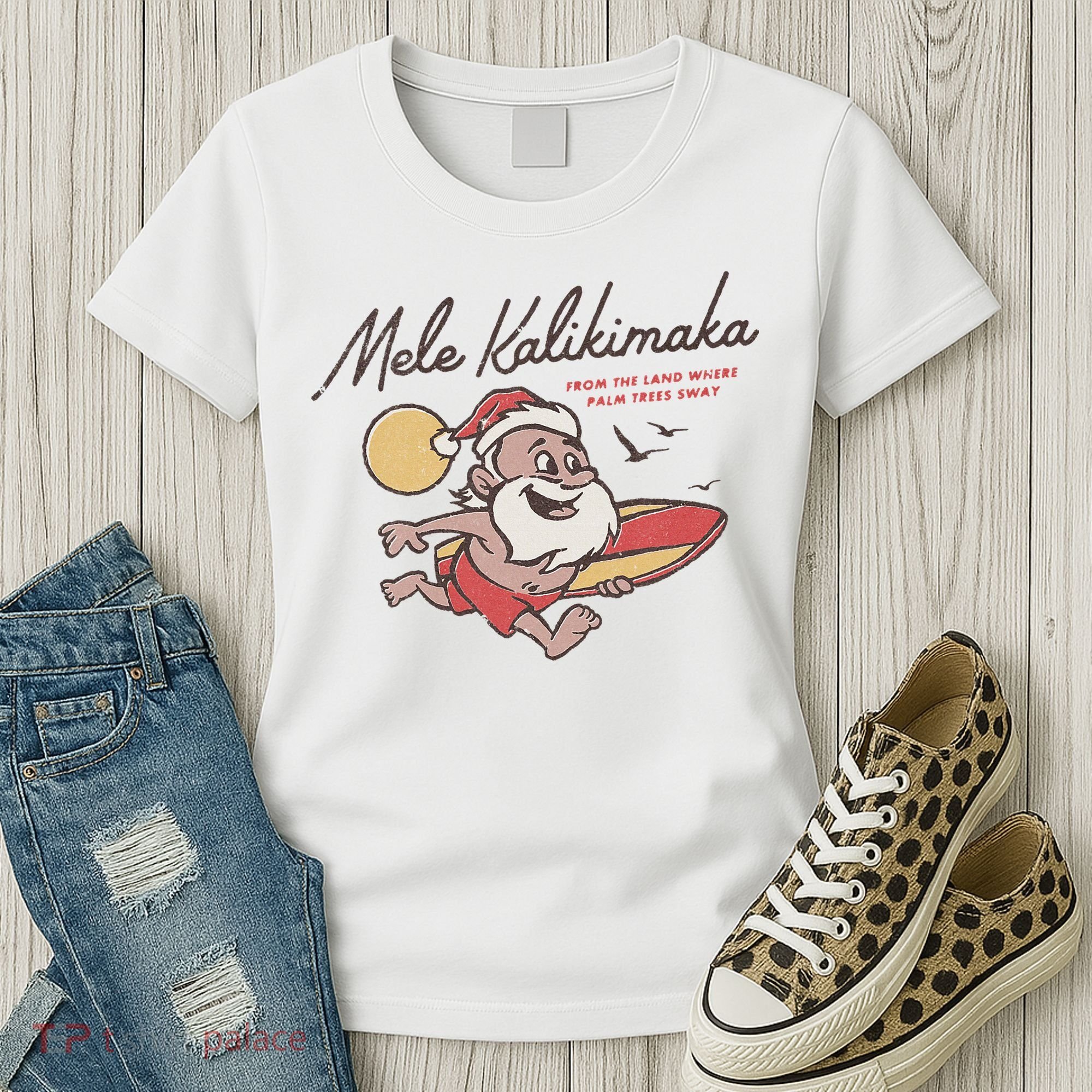 Mele Kalikimaka Hawaiian Christmas Mele Kalikimaka Women's T-Shirt
