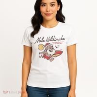 Mele Kalikimaka Hawaiian Christmas Mele Kalikimaka Women's T-Shirt thumb 4