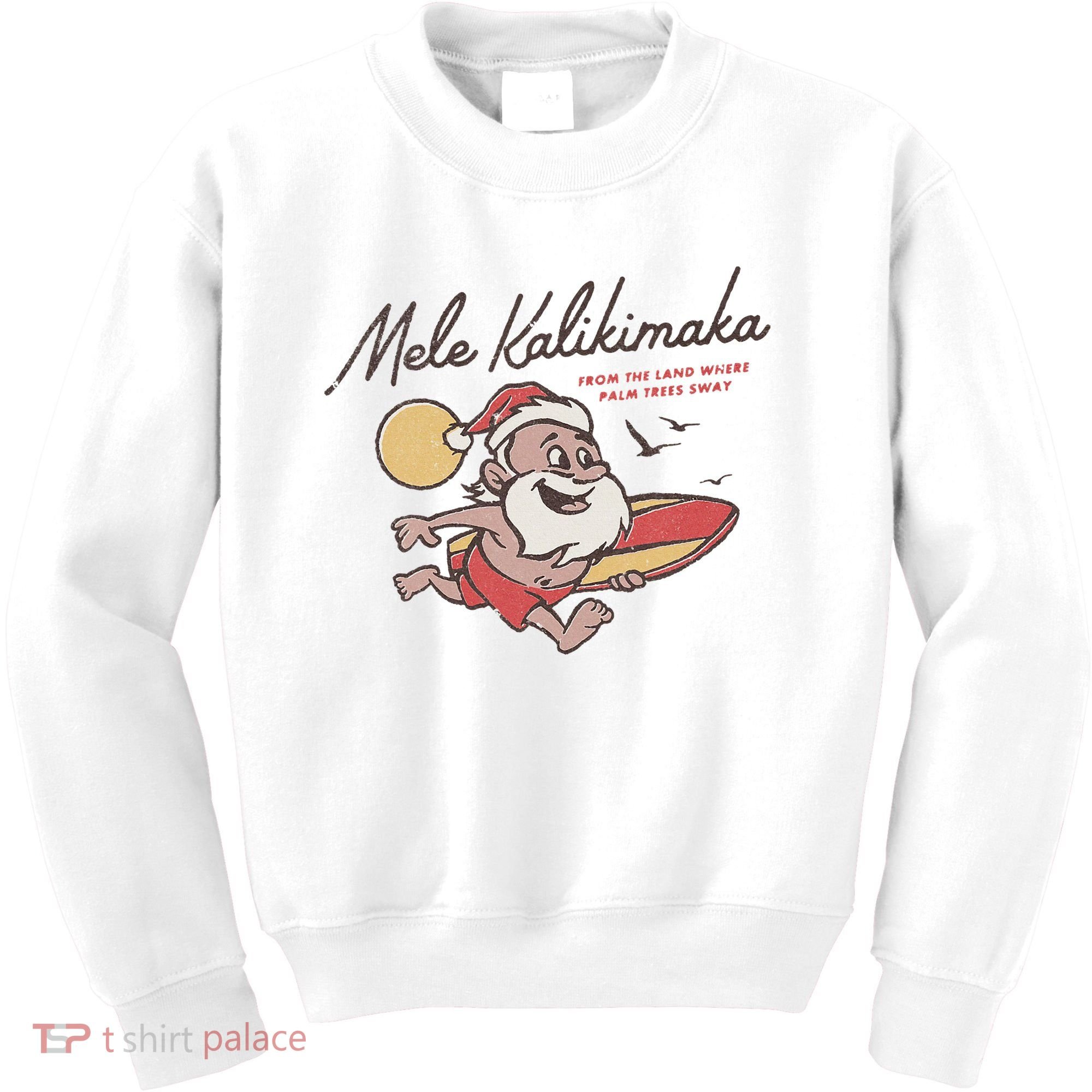 Mele Kalikimaka Hawaiian Christmas Mele Kalikimaka Kids Sweatshirt