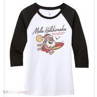 Mele Kalikimaka Hawaiian Christmas Mele Kalikimaka Women's Tri-Blend 3/4-Sleeve Raglan Shirt thumb 0
