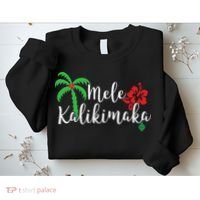 Mele Kalikimaka Hawaiian Merry Christmas Sweatshirt thumb 2