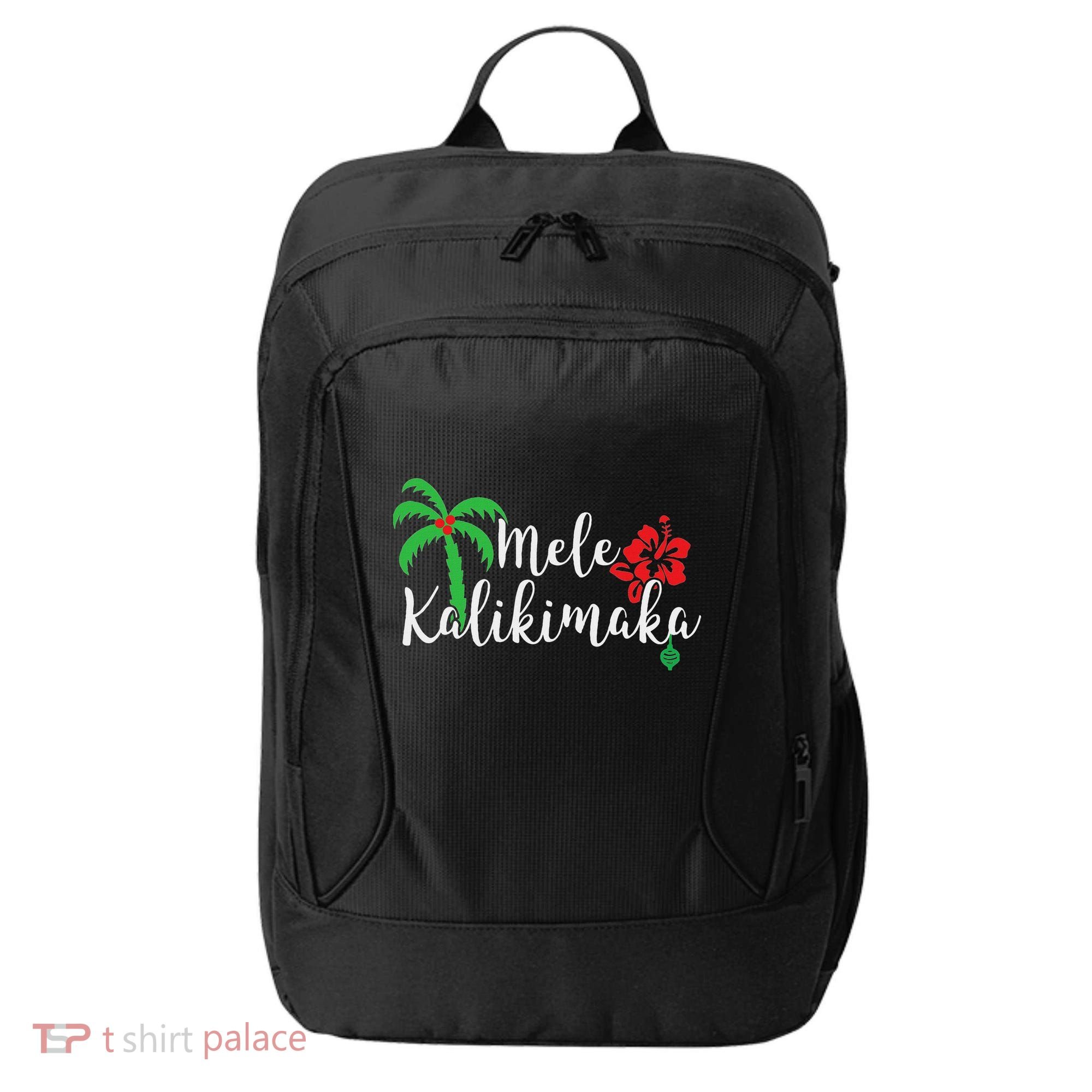 Mele Kalikimaka Hawaiian Merry Christmas City Backpack