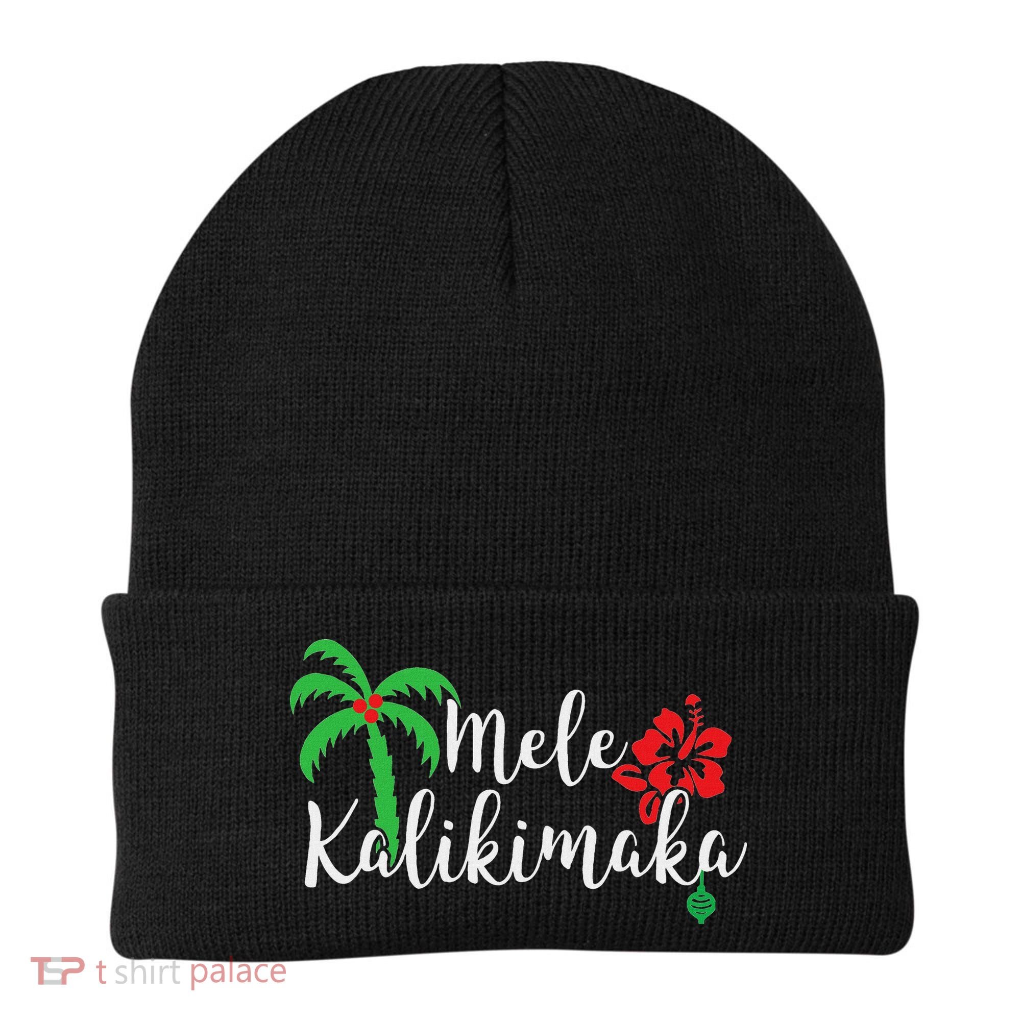 Mele Kalikimaka Hawaiian Merry Christmas Beanie